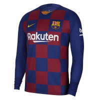 Домашняя футболка Барселоны с длинным рукавом 2019-2020