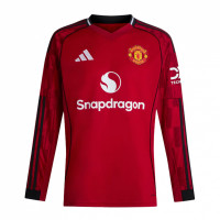 Манчестер Юнайтед футболка домашняя с длинным рукавом 2025/26 Манчестер Юнайтед футболка домашняя с длинным рукавом 2025/26