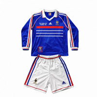 Сборная Франции форма детская с длинным рукавом ретро 1998