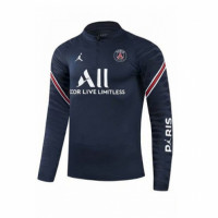 ПСЖ тренировочная кофта детская синяя 2021/22 ПСЖ тренировочная кофта детская синяя 2021/22