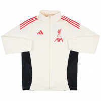 Ливерпуль ветровка с капюшоном бежевая 2025/26