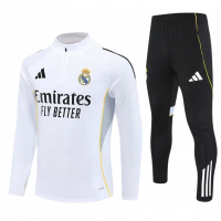 Реал Мадрид тренировочный костюм белый с черным 2025/26