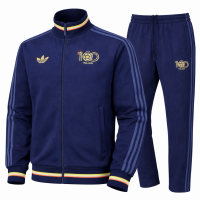 Сборная Колумбии костюм спортивный на длинной молнии тёмно-синий с жёлтыми и красными элементами 2025/26