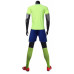 Футбольная спортивная форма для взрослых салатового цвета