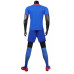 Мужская футбольная спортивная форма синего цвета