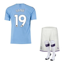 Манчестер Сити форма домашняя 2019/20 (футболка+шорты+гетры) Сане 19