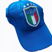 Сборная Италии кепка голубая с тиснением