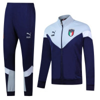 Спортивный костюм сборной Италии бело-синий сезон 2019-2020