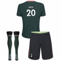 Детская гостевая форма Тоттенхэм 2020-2021 Деле Алли 20 (футболка + шорты + гетры)