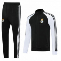 Черно-белый тренировочный костюм Реал Мадрид 2020-2021