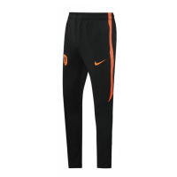 Сборная Голландии штаны спортивные черные с оранжевым