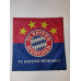 Наволочка на подушку с эмблемой Бавария Мюнхен красно-синяя