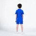 Ярко-синяя футбольная форма для ребенка