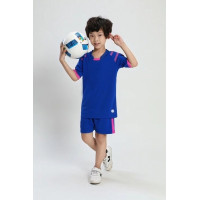 Спортивная форма для футбола сине-розовая детская
