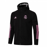 Реал Мадрид ветровка 2020-2021 черный с розовым