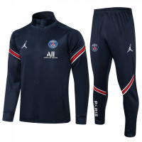 ПСЖ спортивный костюм 2021-2022 Jordan темно-синий
