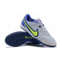 Футзалки Nike Tiempo Legend 9 белые с синим