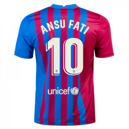 Барселона футболка домашняя 2021-2022 Ансу Фати 10