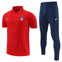 Спортивный костюм Атлетико Мадрид с красным поло сезон 2022-2023