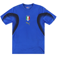 Сборная Италии ретро домашняя футболка 2006