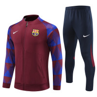 Барселона спортивный костюм 2023-2024 сине-гранатовый