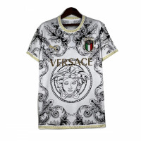 Сборная Италии специальная футболка Versace 2023-2024 белая