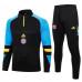 Бавария тренировочный костюм 2023-2024 icon чёрно-бирюзовый