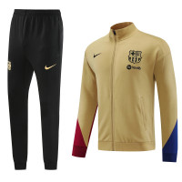 Барселона спортивный костюм 2023/24 бежево-золотистый