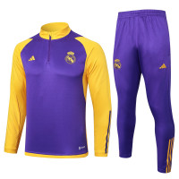 Реал Мадрид тренировочный костюм 2023/24 фиолетово-жёлтый