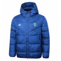 Манчестер Юнайтед утепленная спортивная куртка 2023/24 синяя