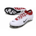 Бутсы Nike Air Zoom Mercurial Superfly IX Elite белые с чёрным и красным