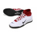 Сороконожки Nike Air Zoom Mercurial Vapor XV Elite белые с чёрным и красным с носком