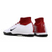 Сороконожки Nike Air Zoom Mercurial Vapor XV Elite белые с чёрным и красным с носком